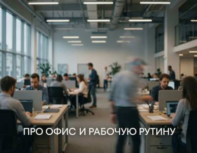 Про офис и рабочую рутину